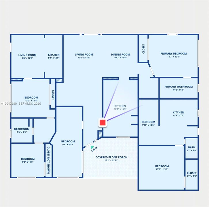 На продажу: $949,999 (4 спален, 2 ванн, 2650 Квадратных фут)