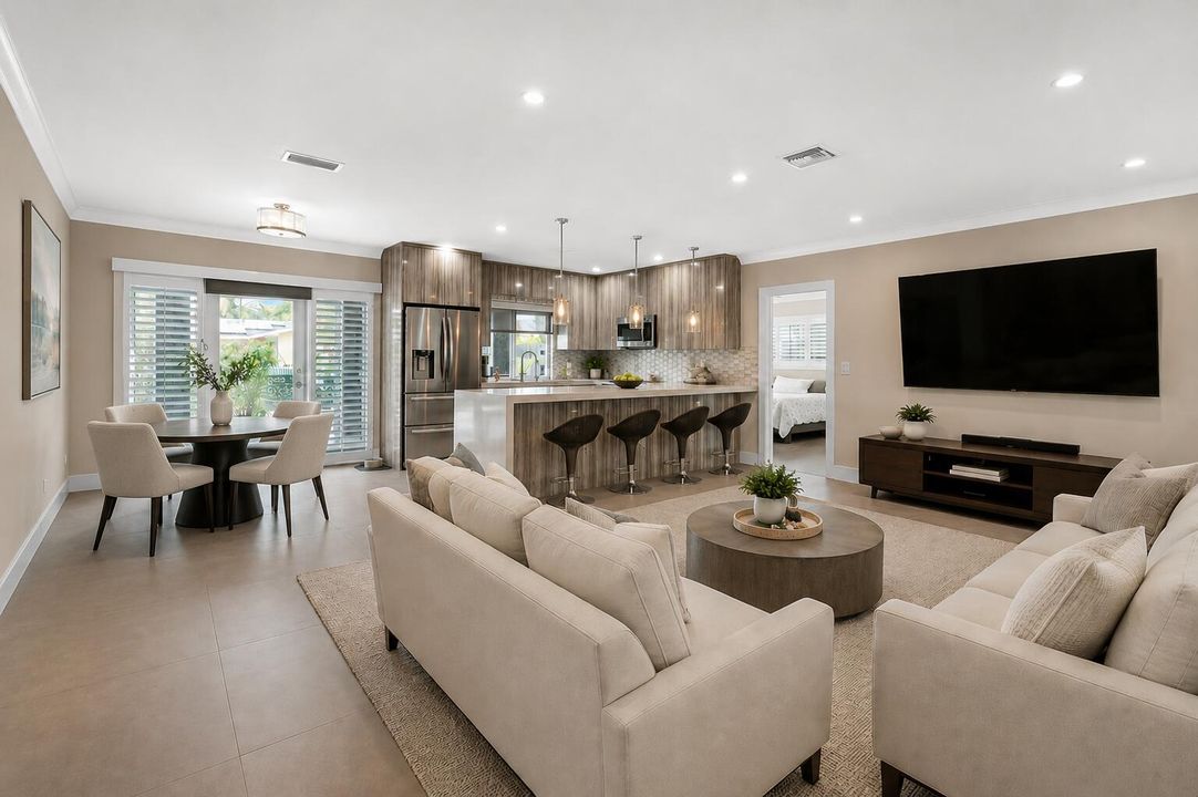 Living Area Staged