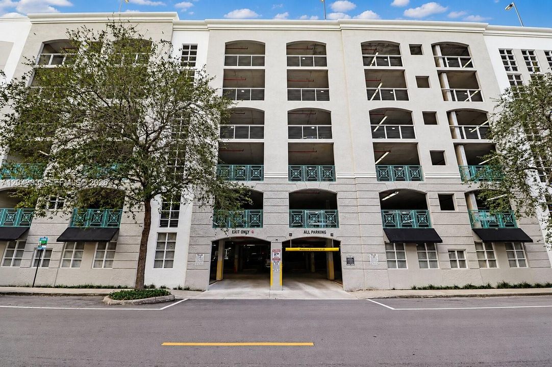 Garage entrance