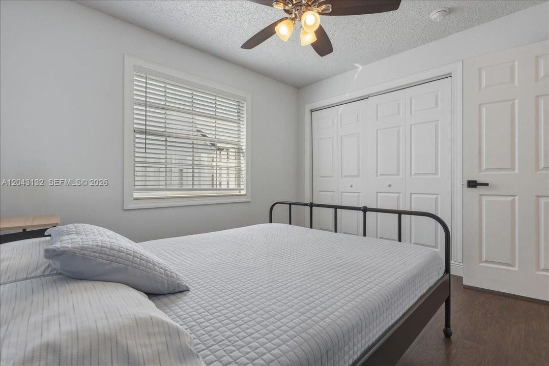 Second bedroom with ample closet.