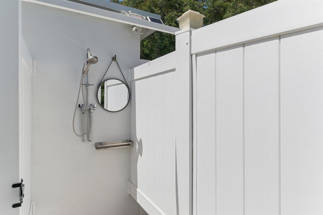 outdoor shower