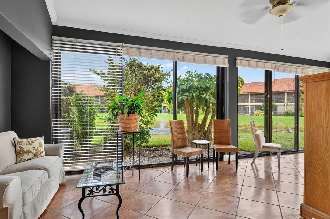 Enclosed patio