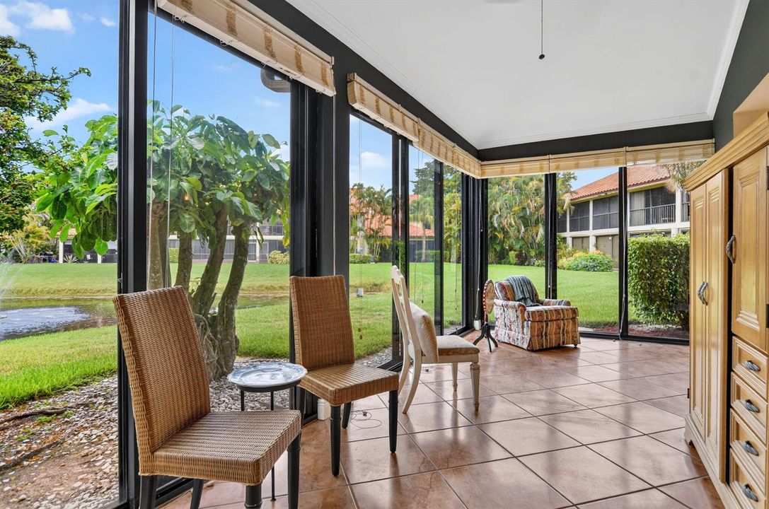 Enclosed patio