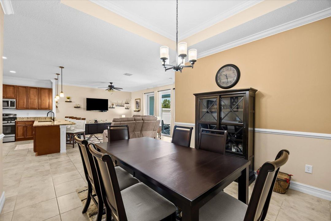 Formal Dining Room with Tray Ceilings