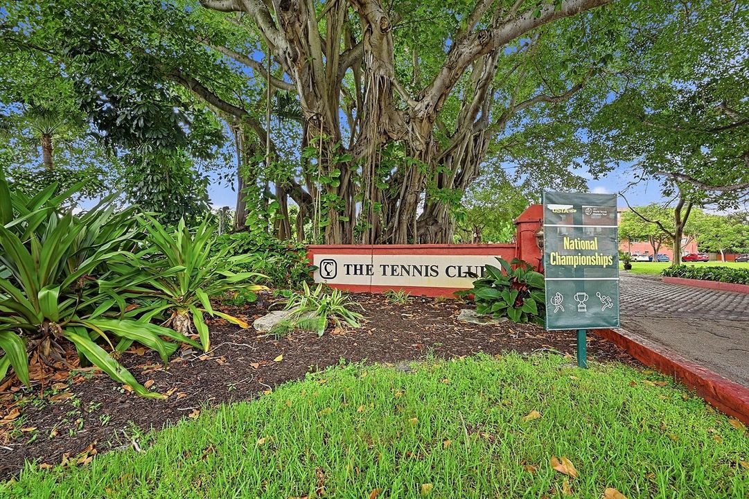 Club Entrance sign