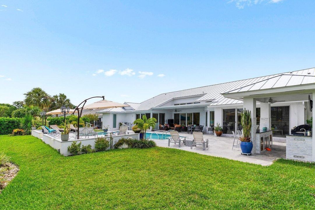 Large grassy yard