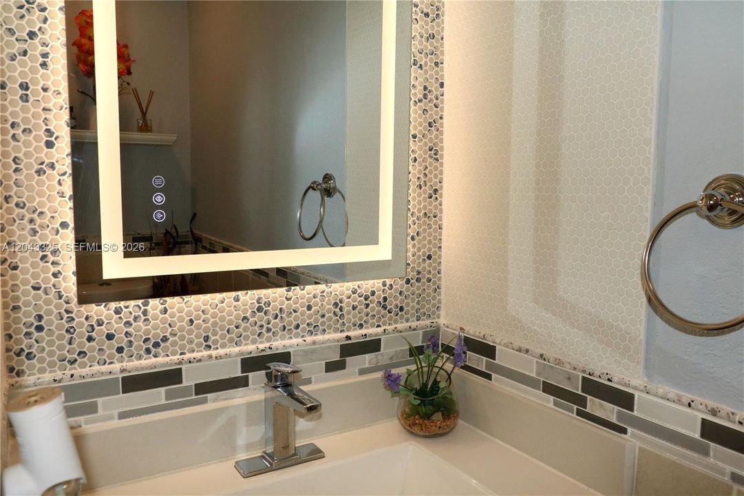 1/2 Bathroom on the first floor