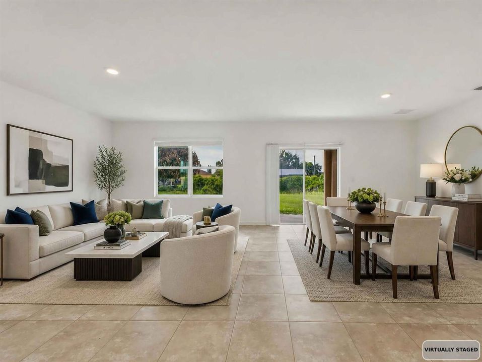 Living Dining Staged