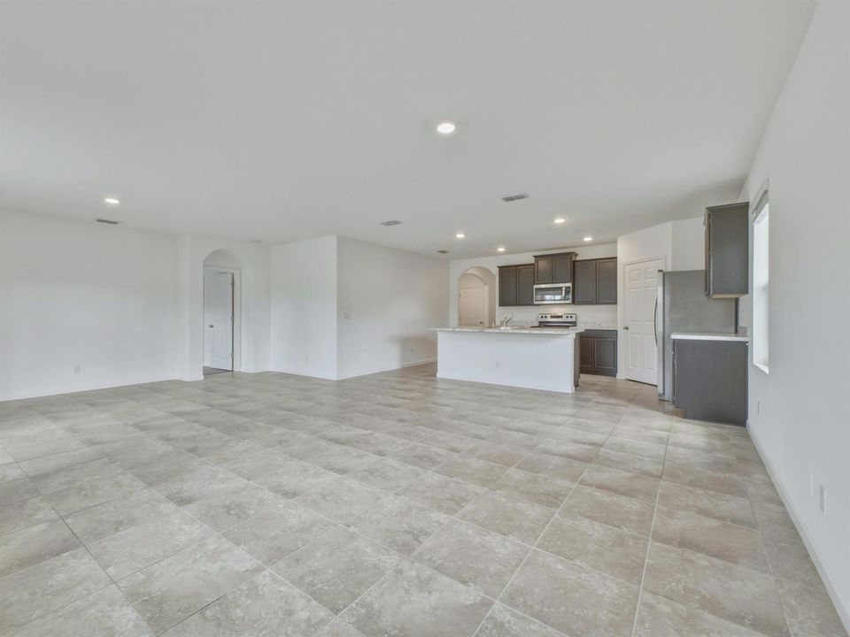 Living to Dining Kitchen