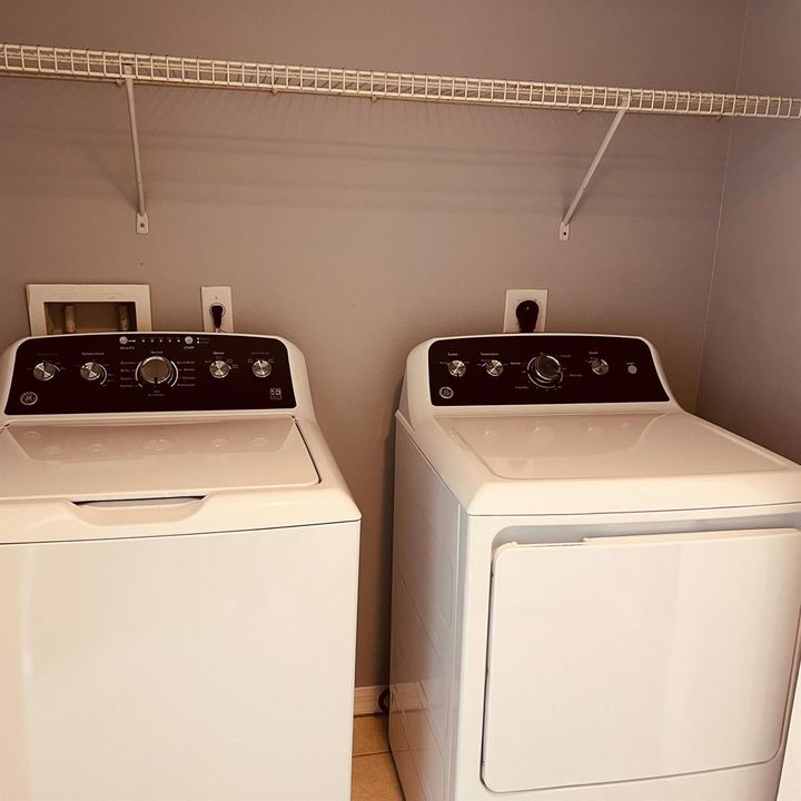 inside wasjer & dryer