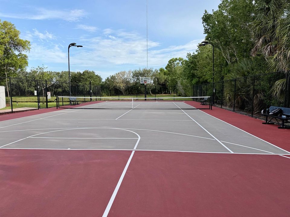 Tennis/ basketball court