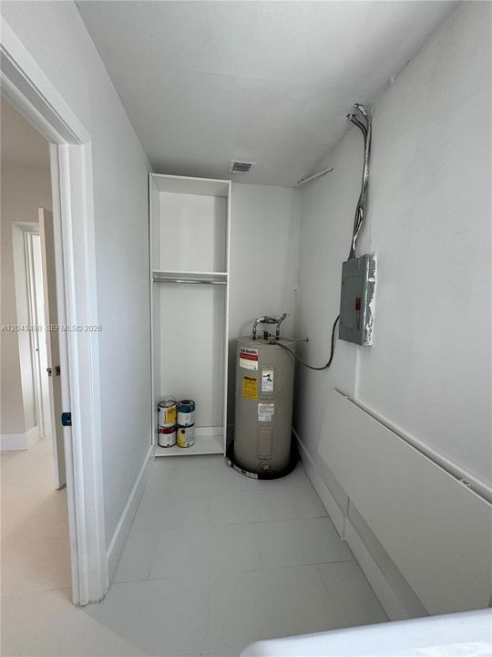 Water Heater w/extra storage space