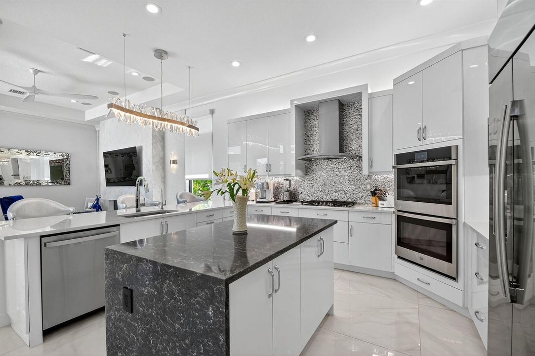 Waterfall Island Kitchen