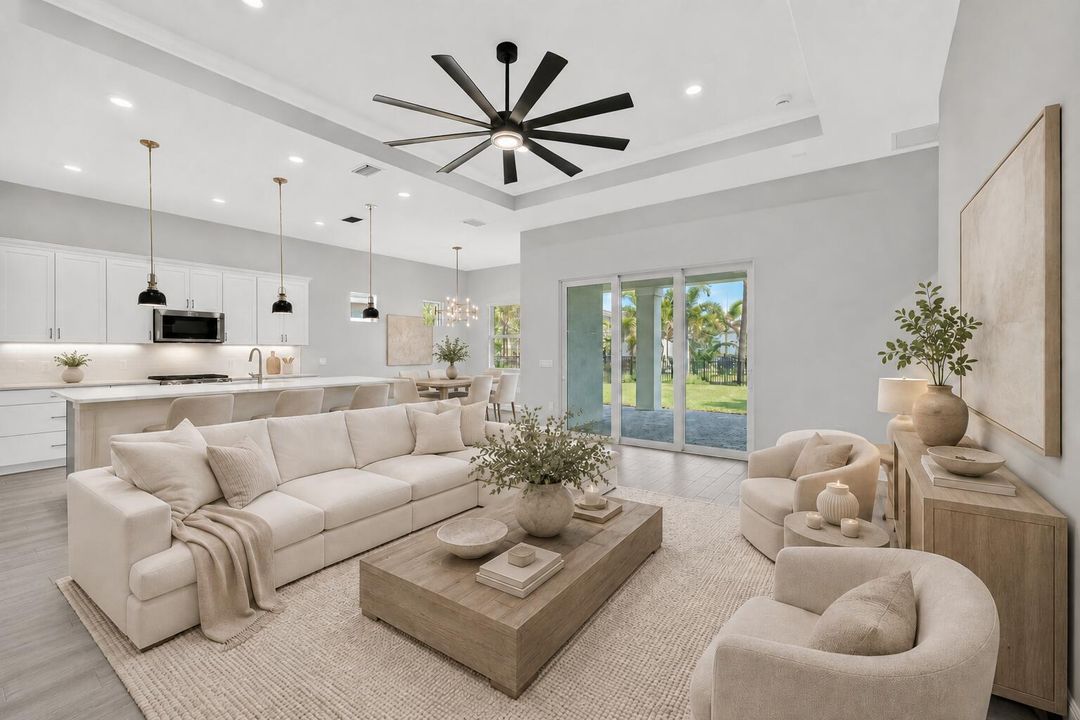 LIVING ROOM • Virally Staged