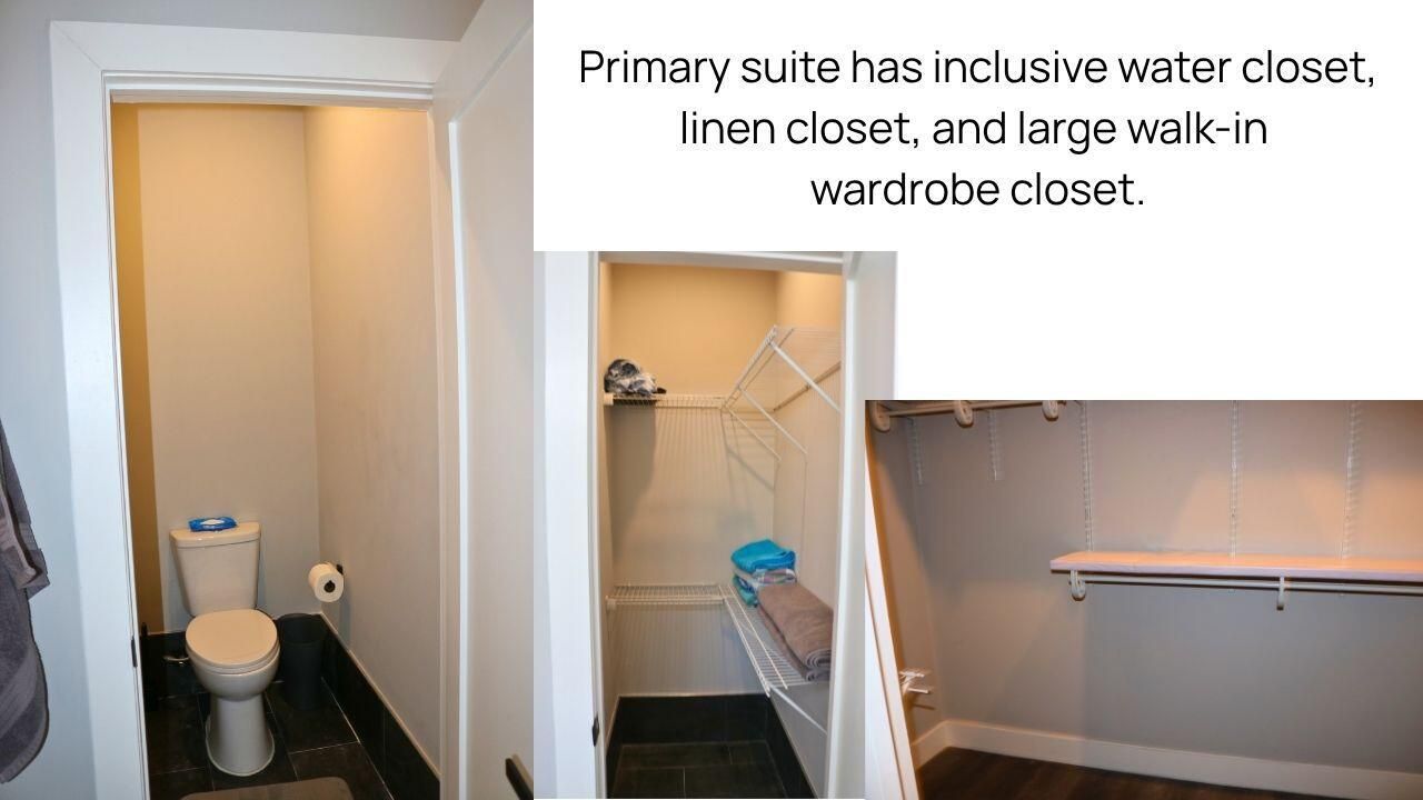 Primary suite Closets