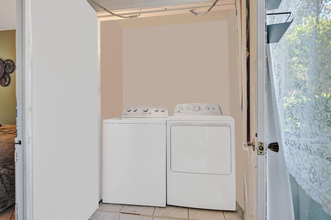 Laundry on Patio