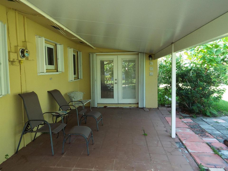 Back patio