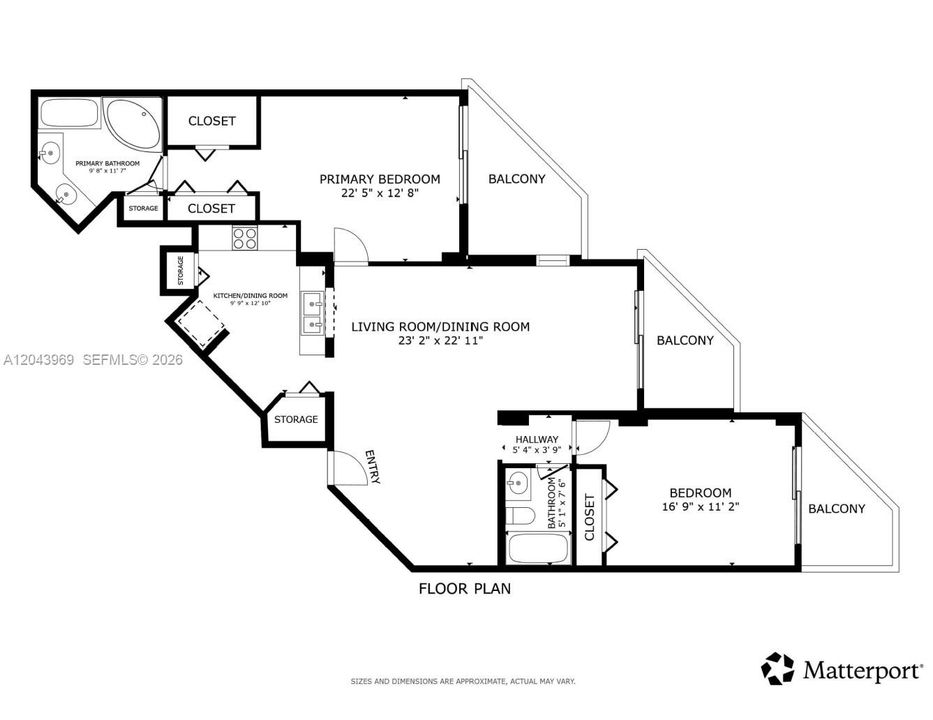 For Rent: $5,500 (2 beds, 2 baths, 1310 Square Feet)