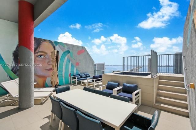 Terrace and Jacuzzi