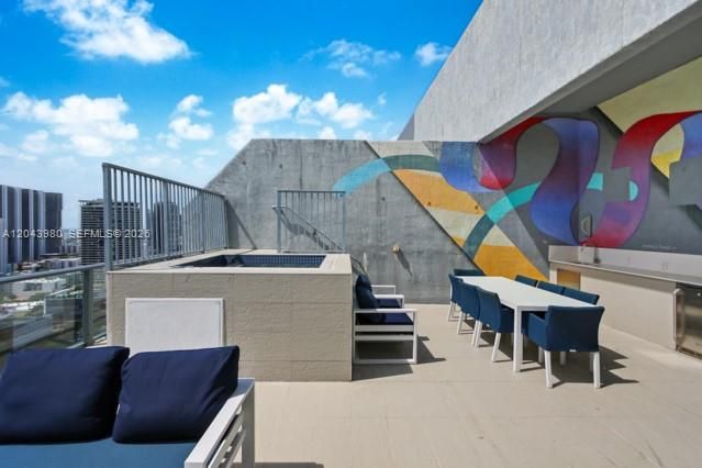 Terrace and Jacuzzi