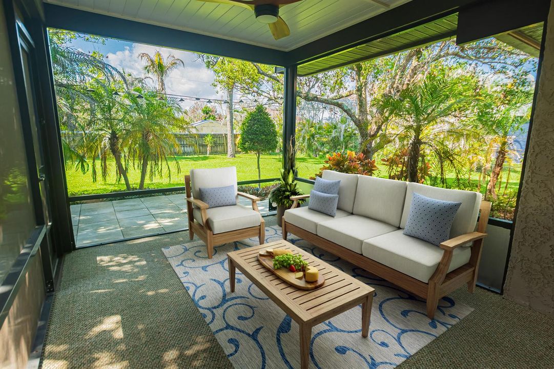 VIRTUALLY STAGED - PORCH