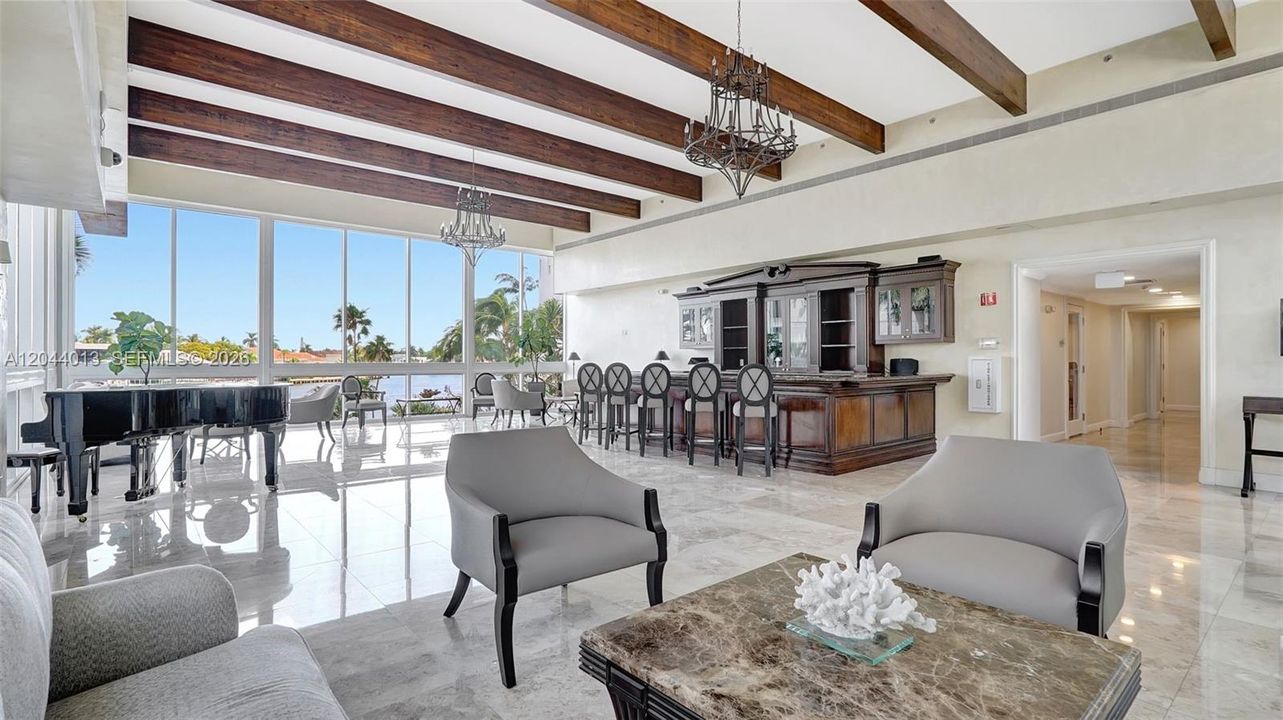 Clubhouse Lobby: Hamptons Restaurant, Gym/Spa sauna & steam room & indoor jacuzzi, Movie Theater, Nail Salon, & 2nd pool.