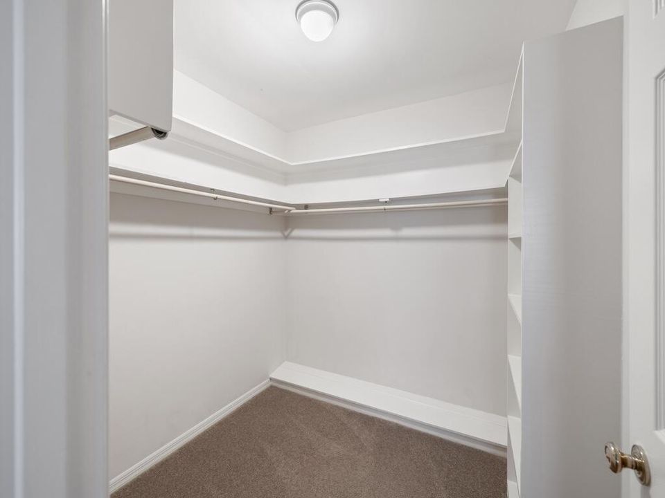 Primary walk-in closet