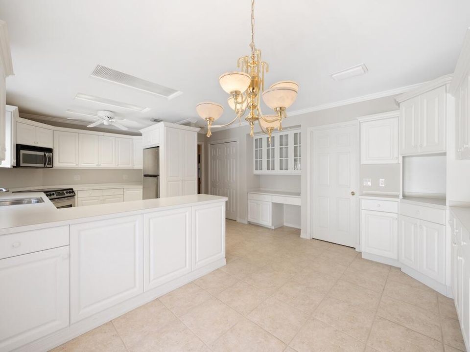 Kitchen with ample storage
