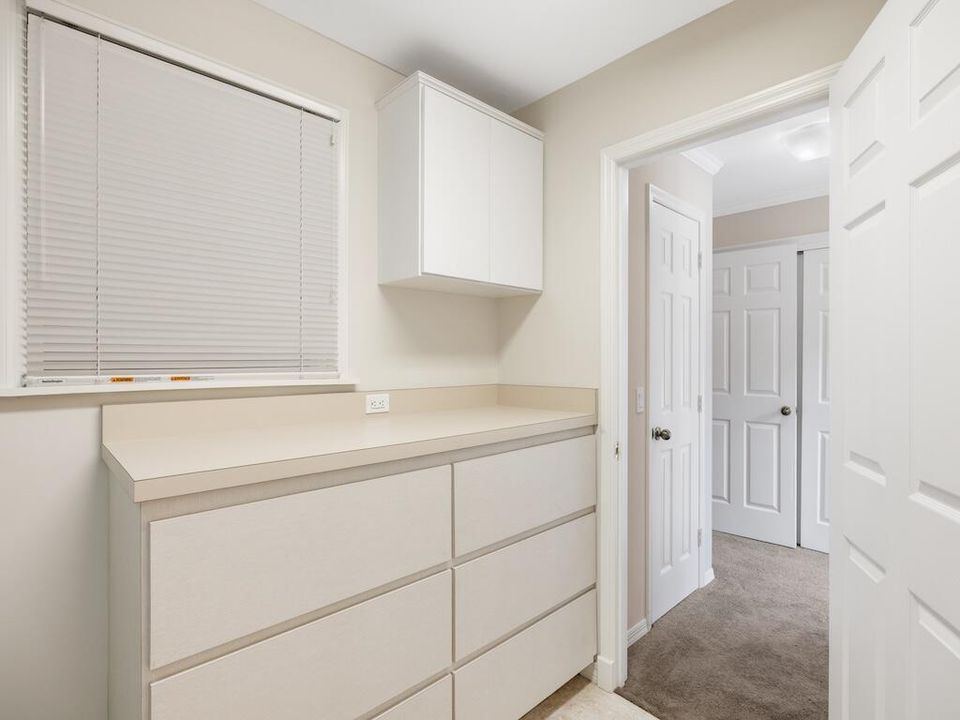 Laundry room with hook ups