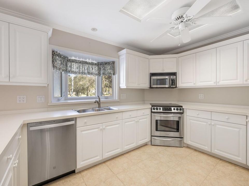 Stainless steel appliance package