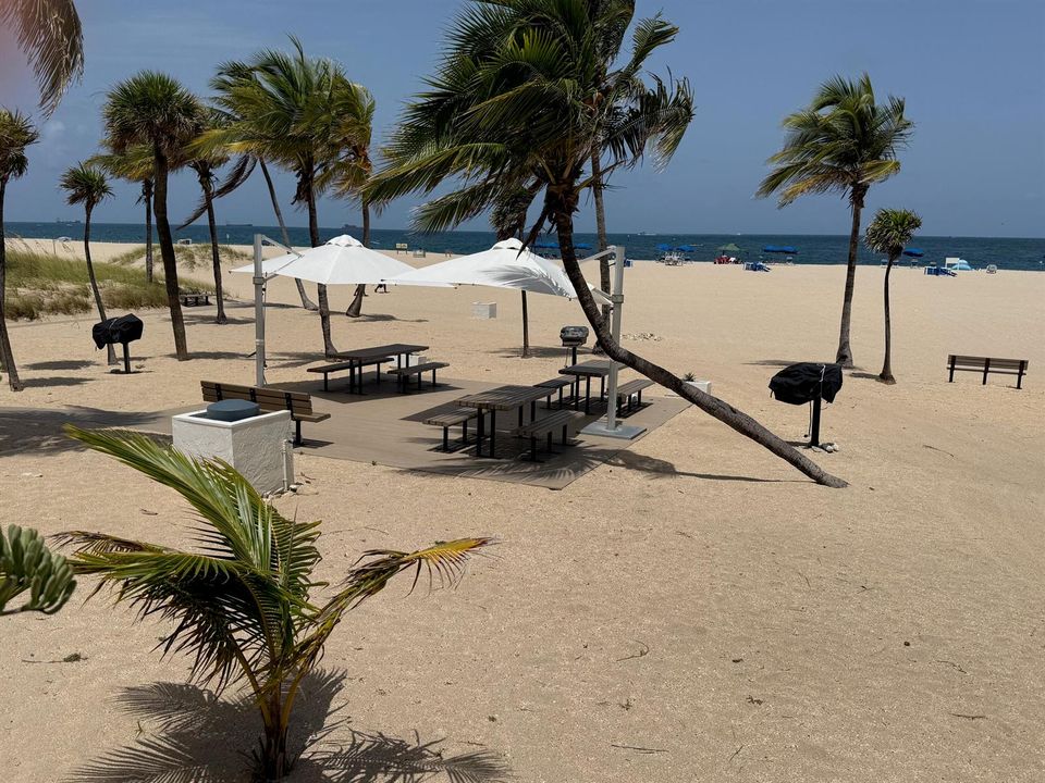 Beach BBQ area