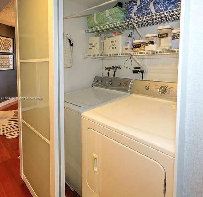 Washer and dryer