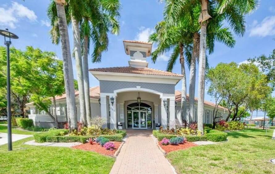 Front of clubhouse