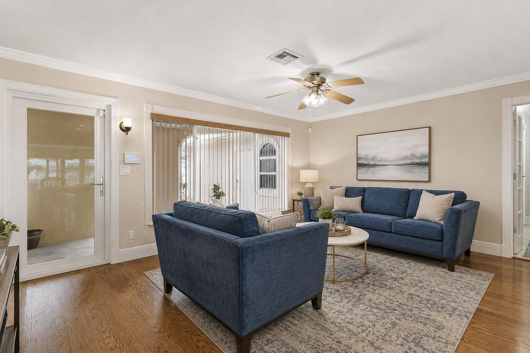 Living Room Staged