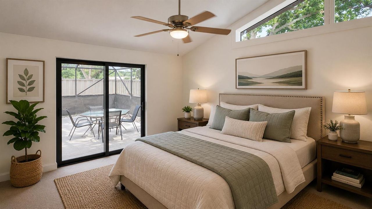 Guest Bedroom Staged