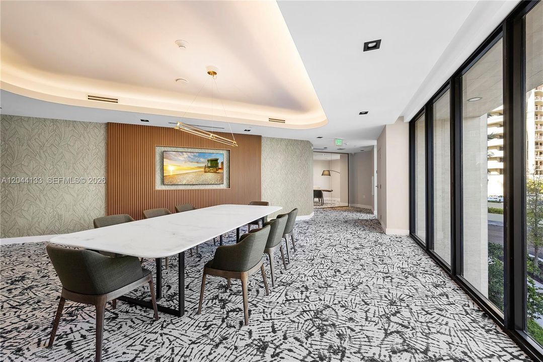 Business Center with Conference Table