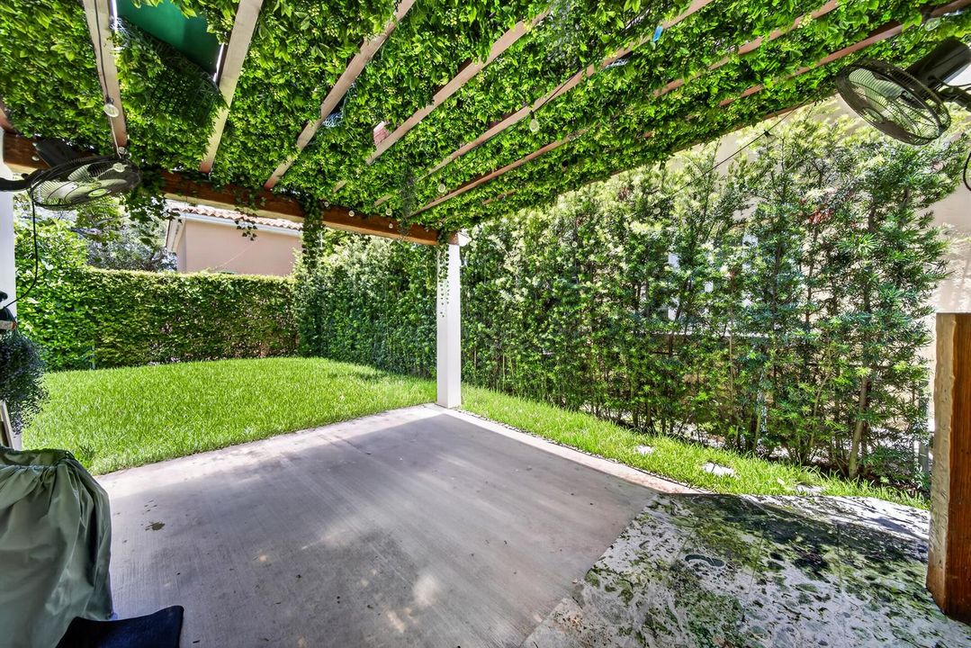 Covered patio