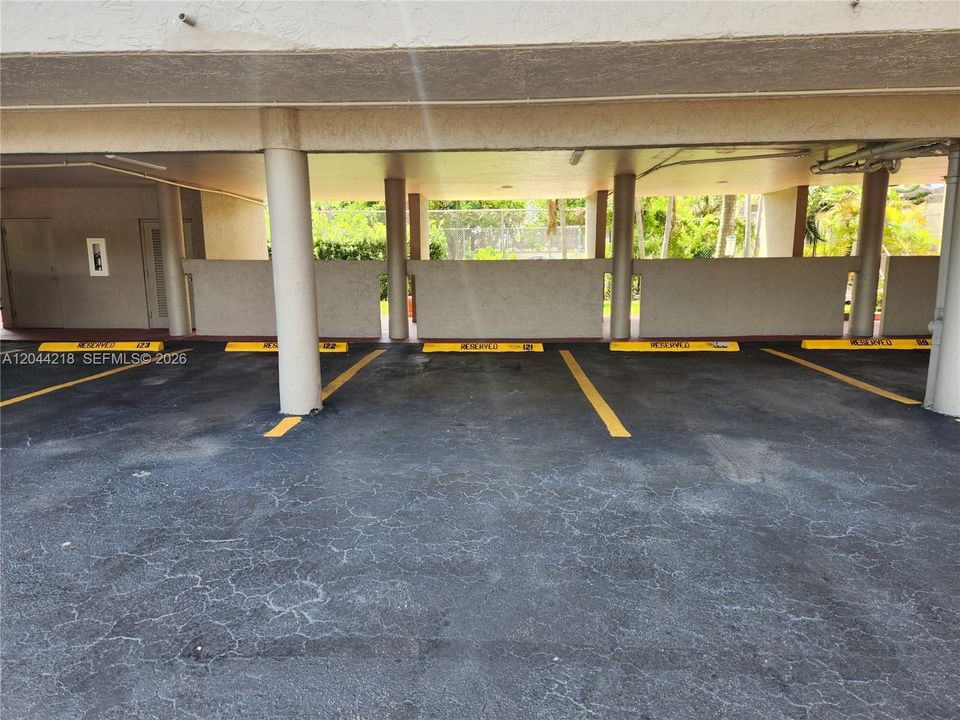 Covered parking