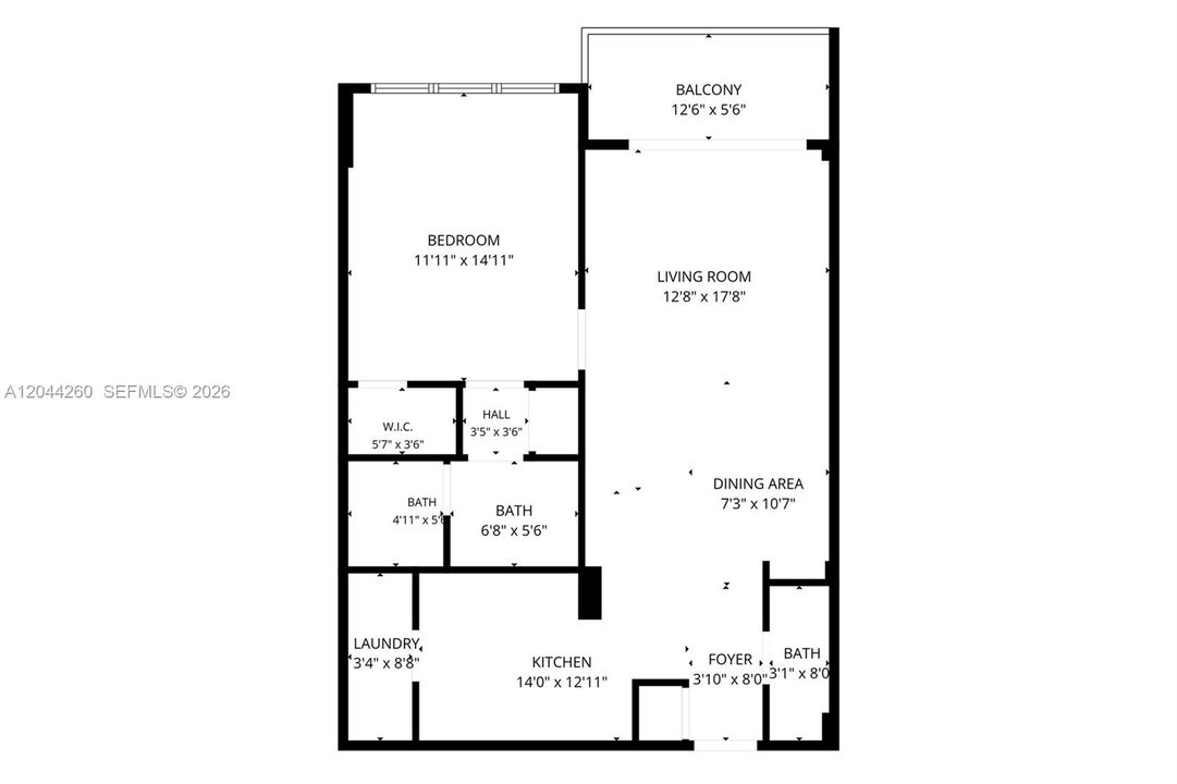 На продажу: $465,000 (1 спален, 1 ванн, 808 Квадратных фут)