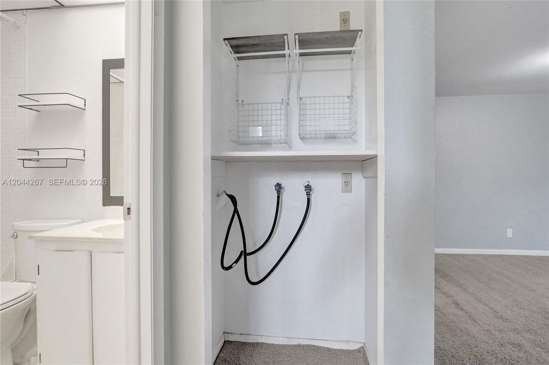Washer and dryer hook-up