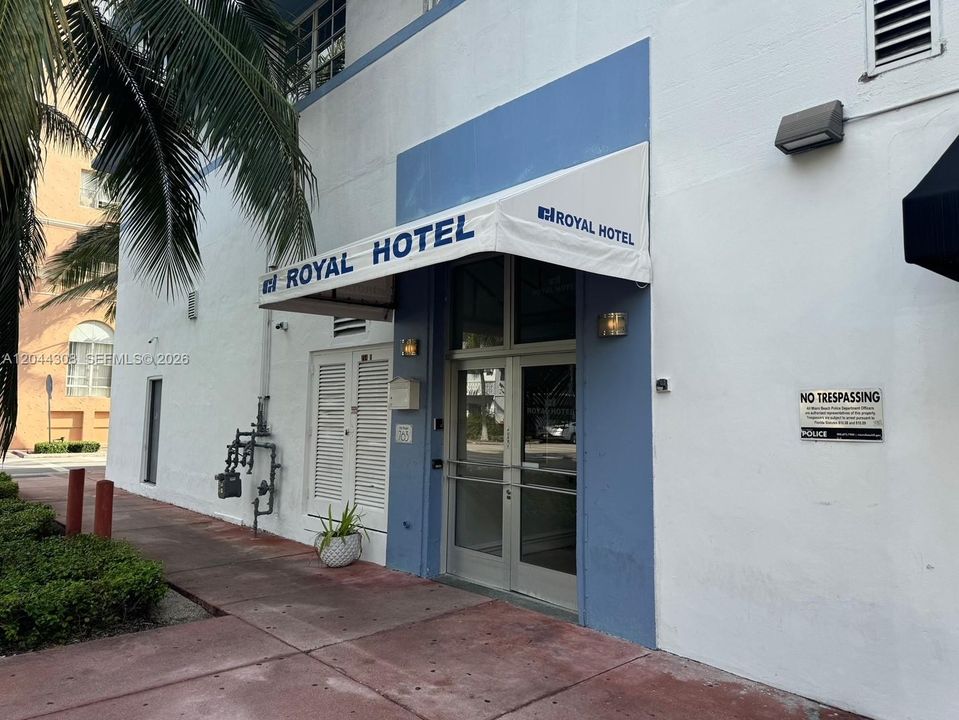 Hotel/Condo Entrance