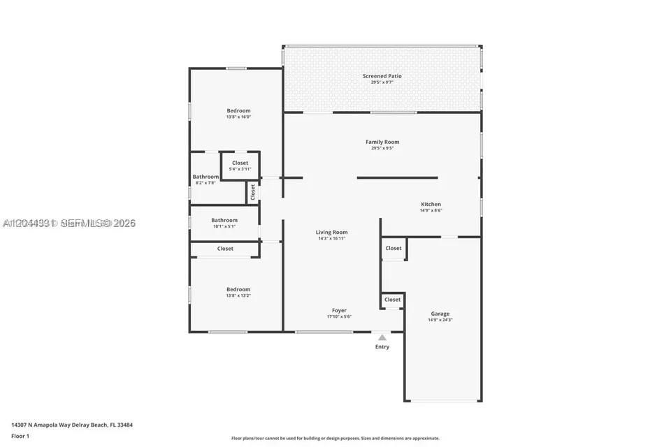 На продажу: $409,000 (2 спален, 2 ванн, 1406 Квадратных фут)