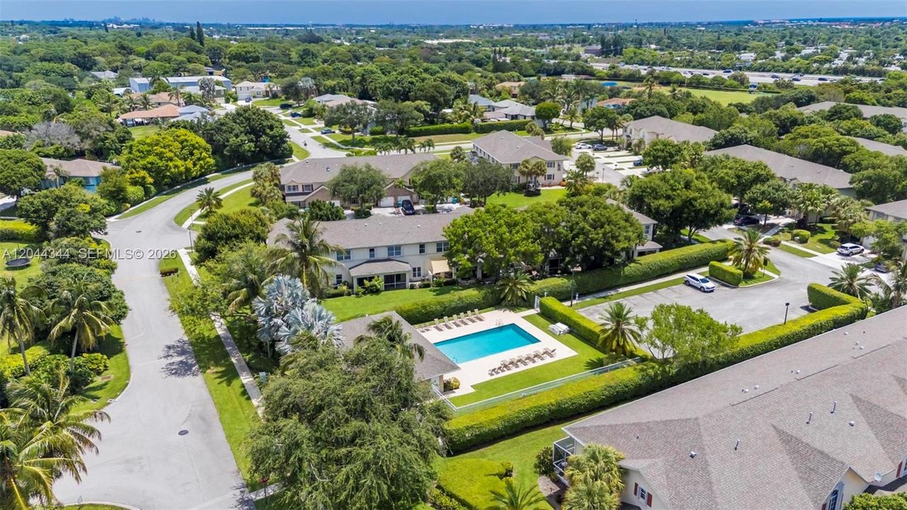 Aerial Pool View
