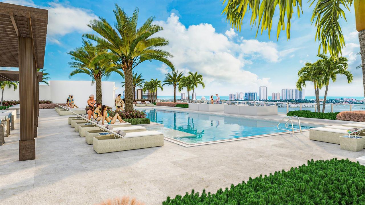 ROOFTOP POOL RENDERING