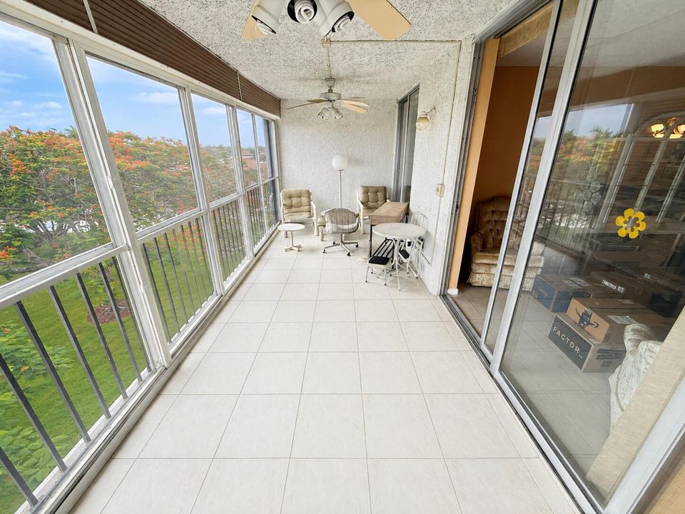 Screened patio