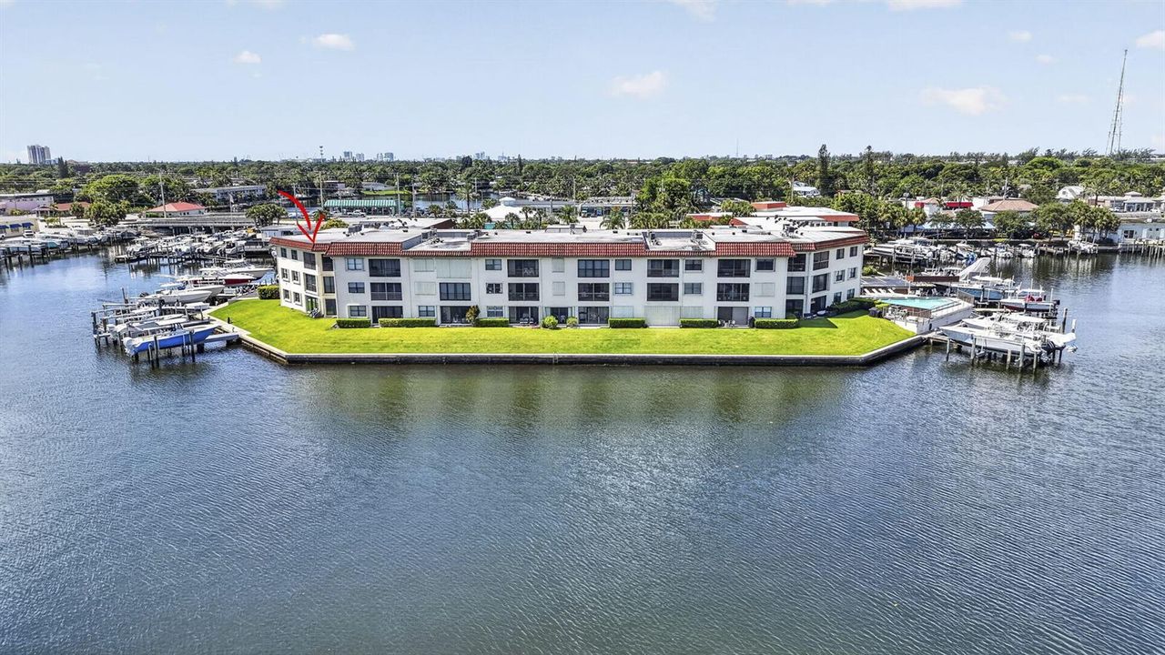 Aerial of Condo