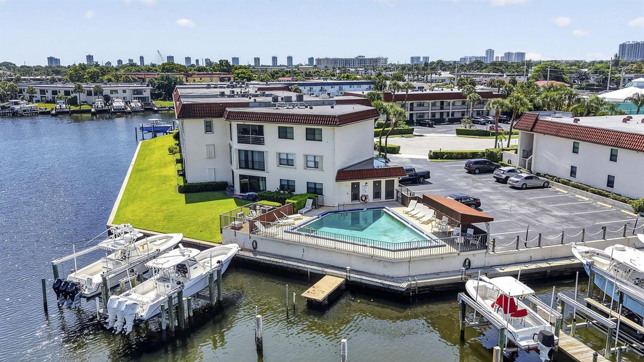 Community Pool & Boat Slips
