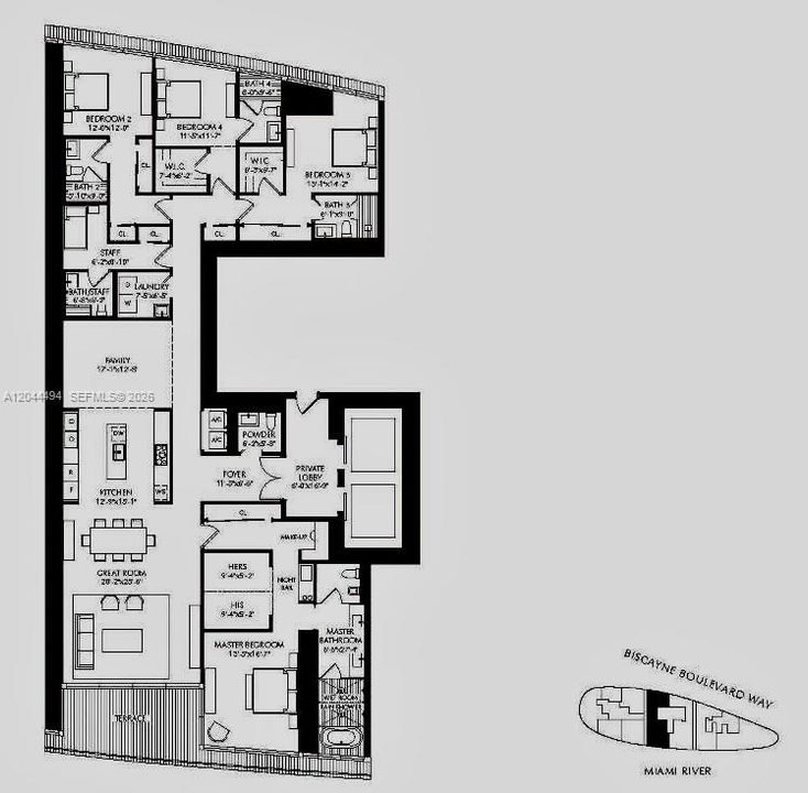 For Rent: $33,000 (3 beds, 5 baths, 3214 Square Feet)