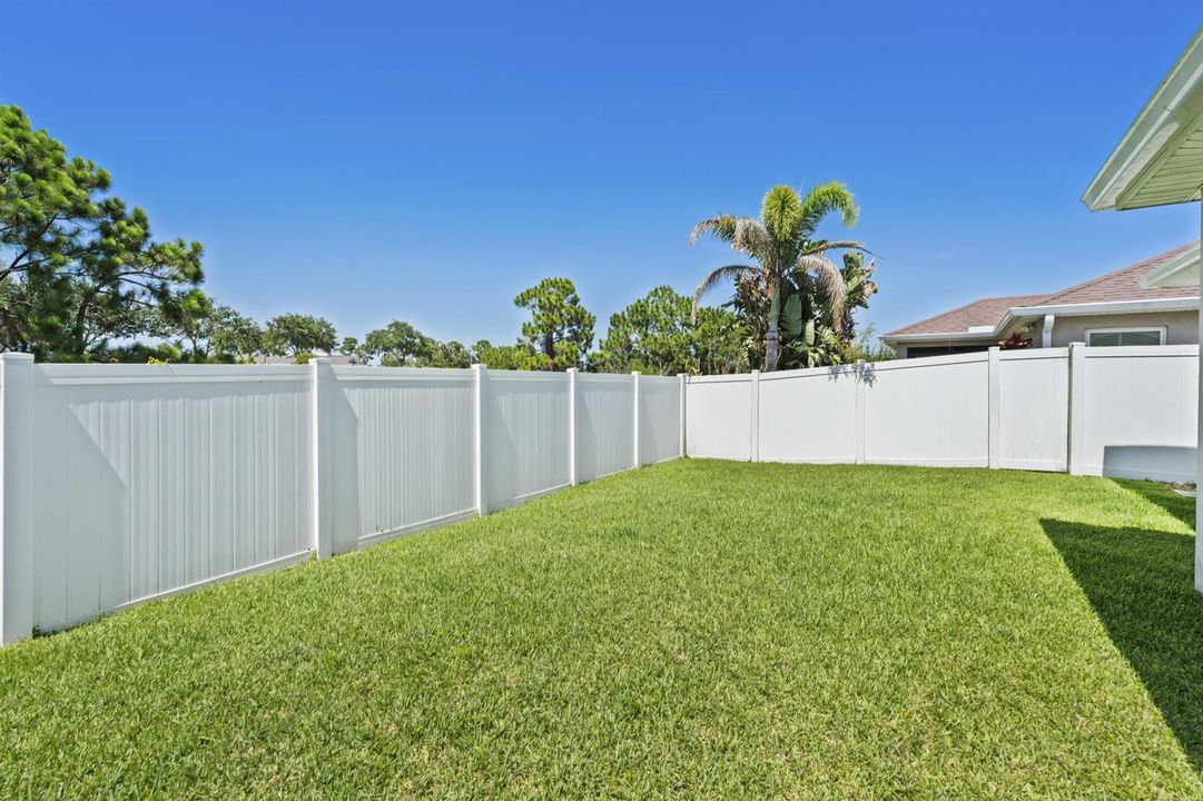 Fenced Yard