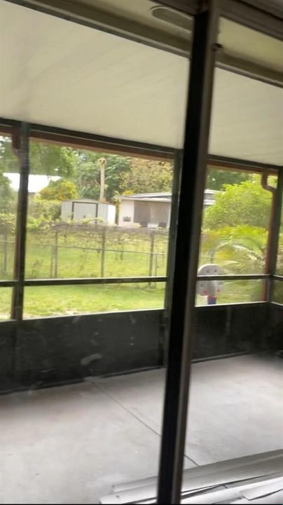 Screened-in patio